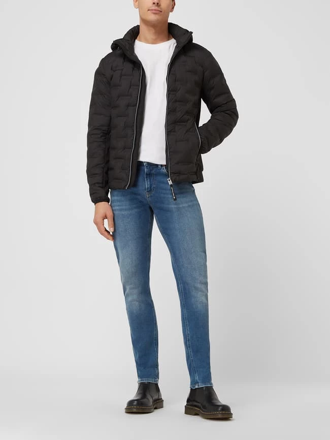 Auslauf ? Tom Tailor Steppjacke Mit Abnehmbarer Kapuze - Wasserabweisend - Schwarz ? 1 Auslauf ? Tom Tailor Steppjacke Mit Abnehmbarer Kapuze - Wasserabweisend - Schwarz ?