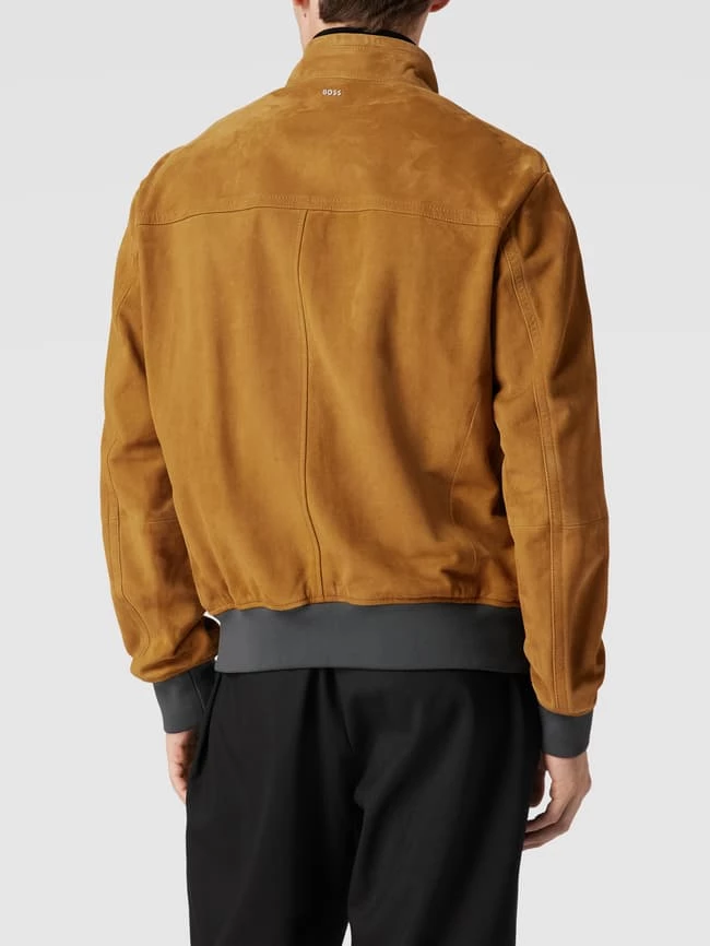 Großhandel ? BOSS Lederjacke Mit Eingrifftaschen Modell 'Mika' - Senfgelb ⭐ 5 Großhandel ? BOSS Lederjacke Mit Eingrifftaschen Modell 'Mika' - Senfgelb ⭐ – Bild 5