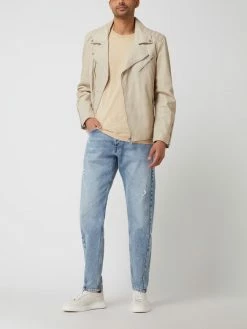 Budget ❤️ Freaky Nation Lederjacke Im Biker-Look Modell 'Cool Levi' - Kitt ?