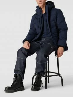 Bestpreis ? Superdry Steppjacke Mit Kapuze - Marineblau ✔️