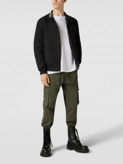 Coupon ⌛ Christian Berg Men Wattierter Blouson Mit Stehkragen - Schwarz ⌛