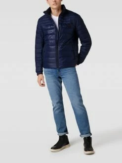 LACOSTE SHOP 15 Aktion ✔️ BOSS Casualwear Steppjacke Mit Label-Patch Modell 'Oden' - Marineblau ?