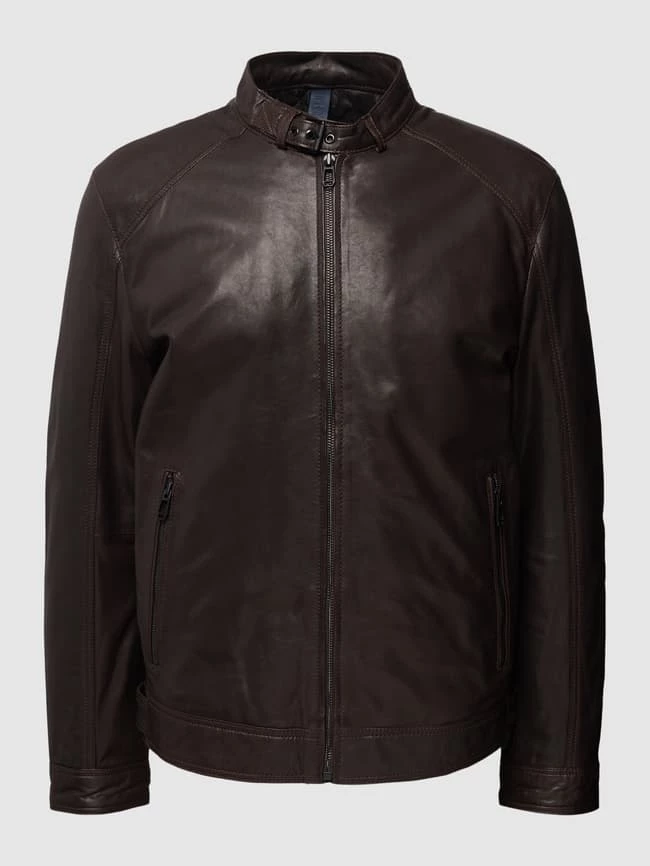 Beste Bewertungen von ? JOOP! Collection Lederjacke Mit Stehkragen Modell 'Peel' - Dunkelbraun ? 2 Beste Bewertungen von ? JOOP! Collection Lederjacke Mit Stehkragen Modell 'Peel' - Dunkelbraun ? – Bild 2