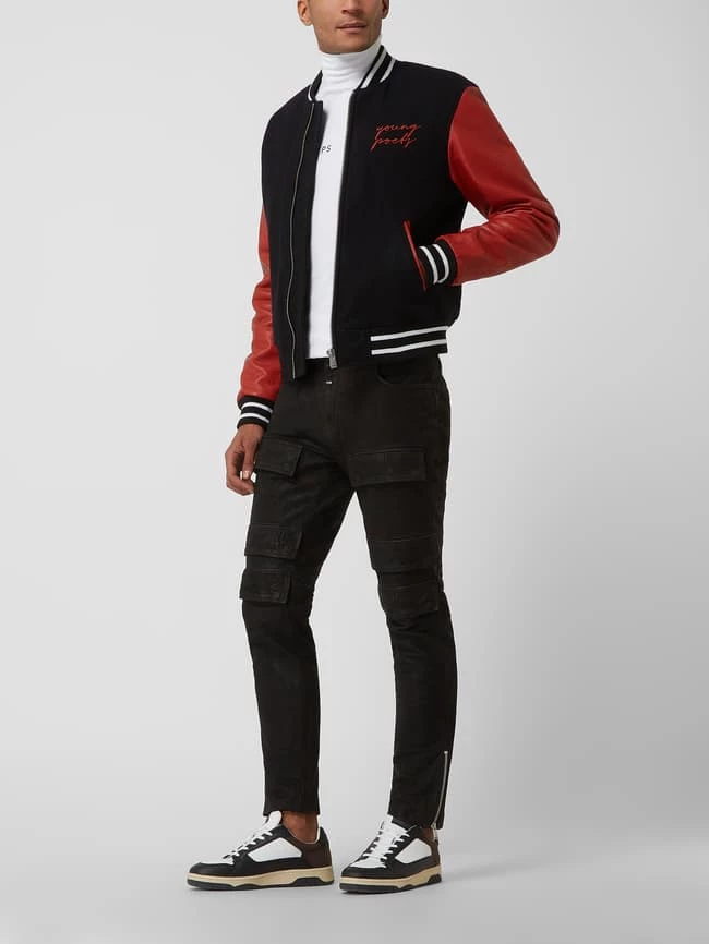 Brandneu ❤️ YOUNG POETS SOCIETY Blouson Aus Leder Modell 'Axl' - Schwarz ✔️ 1 Brandneu ❤️ YOUNG POETS SOCIETY Blouson Aus Leder Modell 'Axl' - Schwarz ✔️