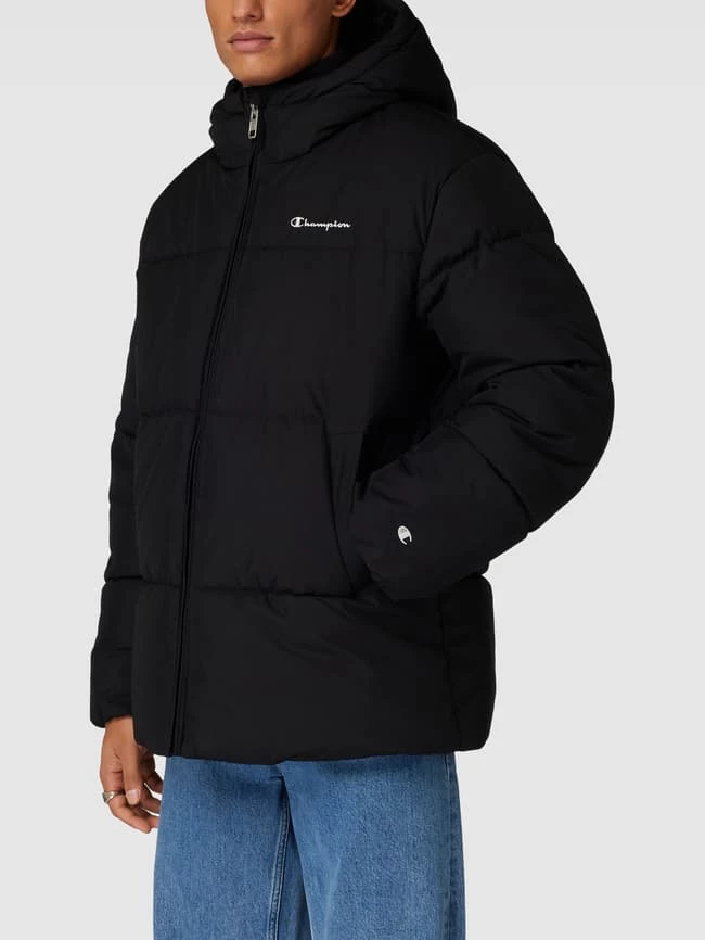 Bestes Angebot ? CHAMPION Steppjacke Mit Kapuze - Schwarz ? 4 Bestes Angebot ? CHAMPION Steppjacke Mit Kapuze - Schwarz ? – Bild 4