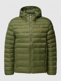 Bestes Angebot ? Polo Ralph Lauren Steppjacke Mit Label-Stitching Modell 'TERRA' - Dunkelgrün ⭐