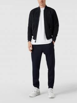 Angebote ? Polo Ralph Lauren Bomberjacke Aus Wildleder - Marineblau ⌛