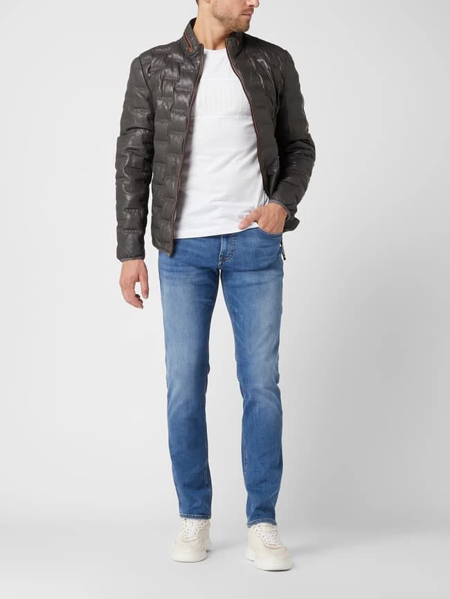 Rabatt ? Milestone Lederjacke Mit Steppnähten Modell 'Aversa' - Anthrazit ? 1 Rabatt ? Milestone Lederjacke Mit Steppnähten Modell 'Aversa' - Anthrazit ?