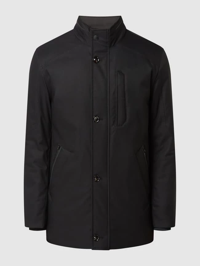 Neu ? Bugatti Jacke Mit Herausnehmbarer Kontrastblende - Schwarz ? 2 Neu ? Bugatti Jacke Mit Herausnehmbarer Kontrastblende - Schwarz ? – Bild 2