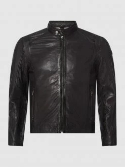 Schlussverkauf ? Gipsy PLUS SIZE Lederjacke Aus Schafsleder - Schwarz ?