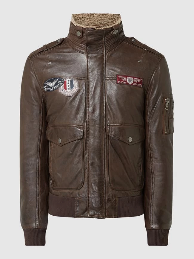 Bestpreis ? Gipsy Regular Fit Lederblouson Mit Ärmeltasche Modell 'Cruise' - Dunkelbraun ? 2 Bestpreis ? Gipsy Regular Fit Lederblouson Mit Ärmeltasche Modell 'Cruise' - Dunkelbraun ? – Bild 2