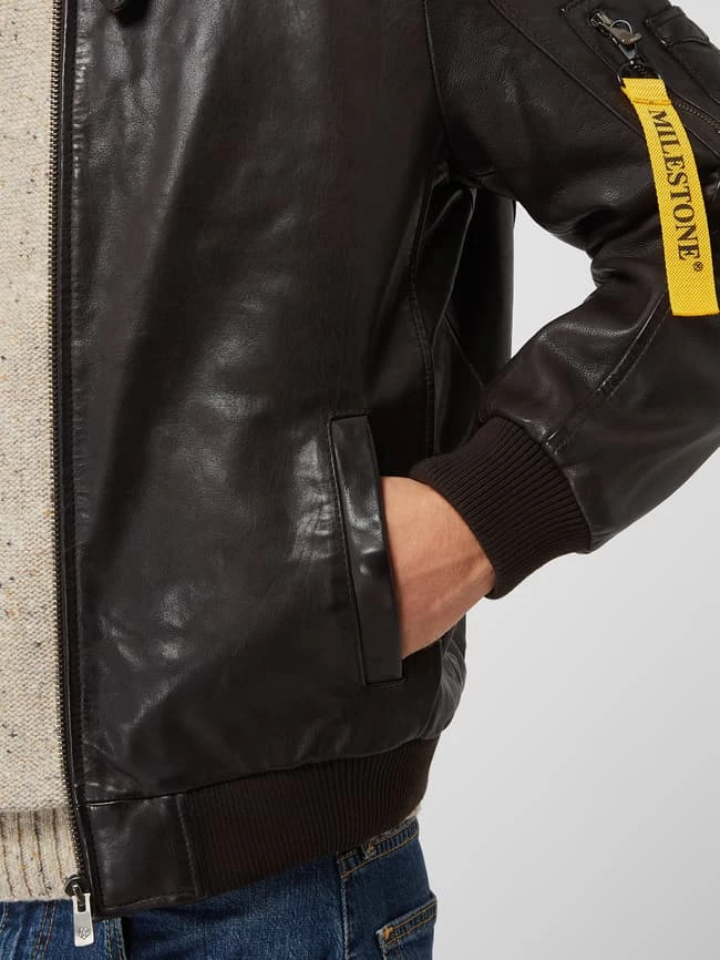 Beste Bewertungen von ? Milestone Lederblouson Aus Lammnappa Modell 'Tom' - Dunkelbraun ? 3 Beste Bewertungen von ? Milestone Lederblouson Aus Lammnappa Modell 'Tom' - Dunkelbraun ? – Bild 3