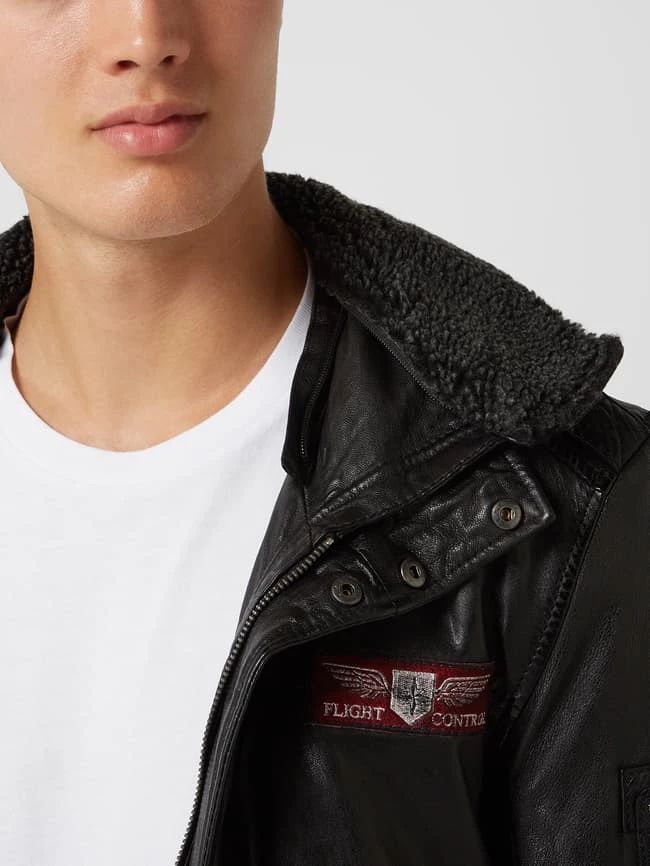 Bestes Angebot ? Gipsy Regular Fit Lederblouson Mit Ärmeltasche Modell 'Cruise' - Schwarz ? 3 Bestes Angebot ? Gipsy Regular Fit Lederblouson Mit Ärmeltasche Modell 'Cruise' - Schwarz ? – Bild 3