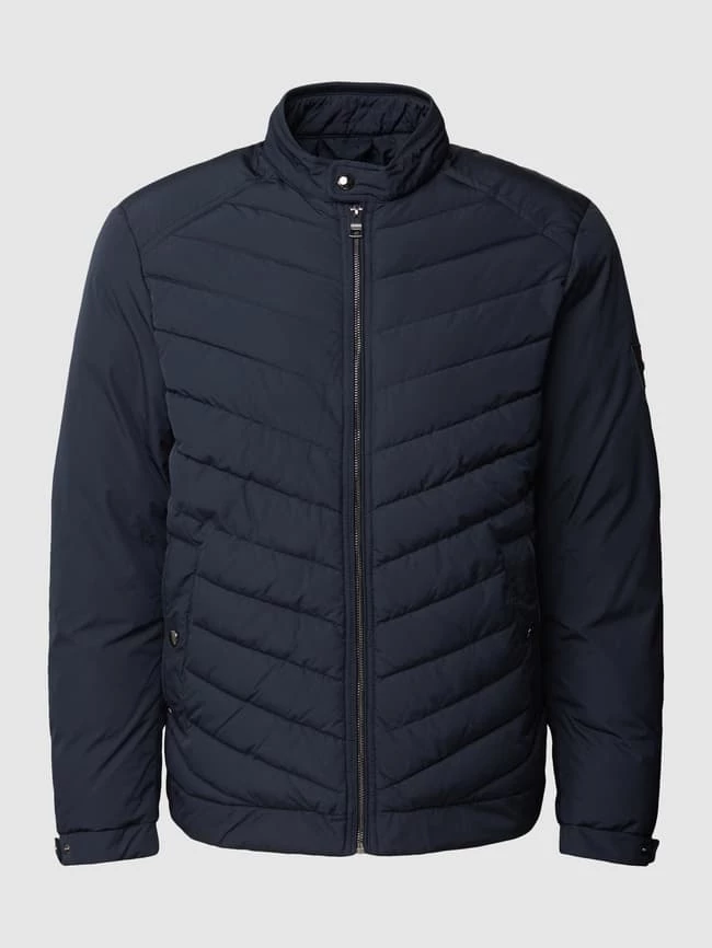 Top 10 ? Tommy Hilfiger Steppjacke Mit Label-Patch Modell 'CAFE RACER' - Marineblau ✔️ 2 Top 10 ? Tommy Hilfiger Steppjacke Mit Label-Patch Modell 'CAFE RACER' - Marineblau ✔️ – Bild 2