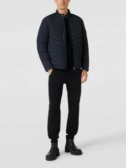 Top 10 ? Tommy Hilfiger Steppjacke Mit Label-Patch Modell 'CAFE RACER' - Marineblau ✔️