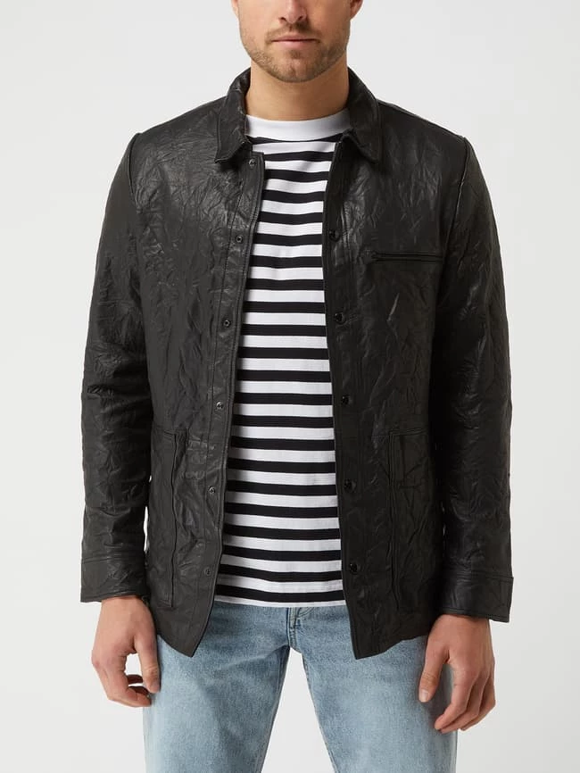 Bestpreis ? Zadig & Voltaire Lederjacke Aus Lammleder Modell 'Blade' - Schwarz ? 4 Bestpreis ? Zadig & Voltaire Lederjacke Aus Lammleder Modell 'Blade' - Schwarz ? – Bild 4