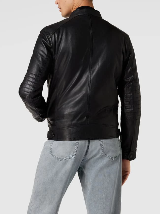 Billig ✨ JOOP! Collection Lederjacke Mit Stehkragen Modell 'Peel' - Schwarz ? 5 Billig ✨ JOOP! Collection Lederjacke Mit Stehkragen Modell 'Peel' - Schwarz ? – Bild 5