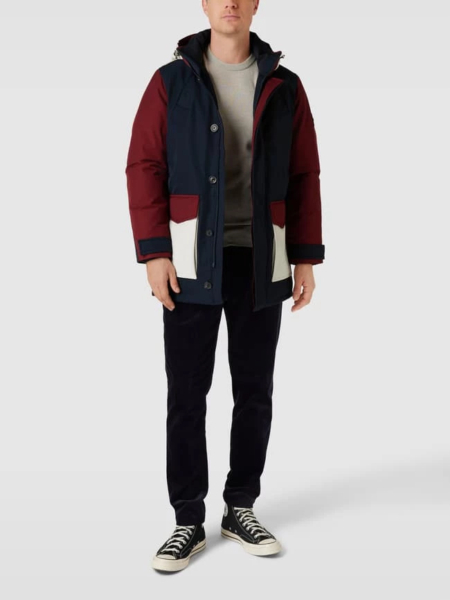 Budget ? Tommy Hilfiger Daunenjacke Mit Brusttaschen Modell 'ROCKIE' - Blau ? 1 Budget ? Tommy Hilfiger Daunenjacke Mit Brusttaschen Modell 'ROCKIE' - Blau ?