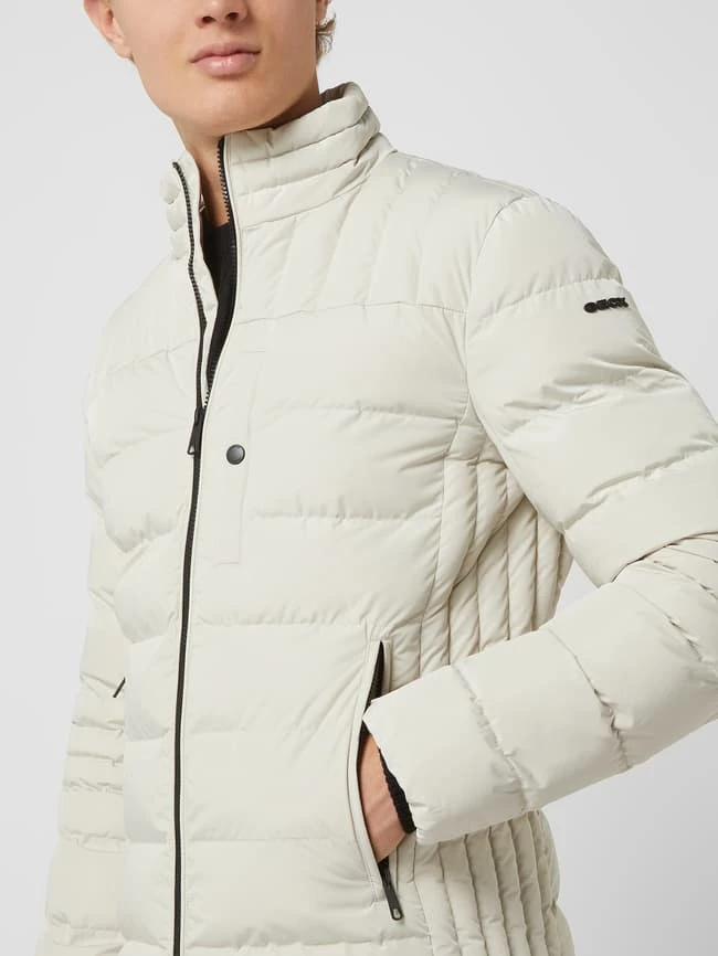 Neu ⭐ Geox Steppjacke Mit Stehkragen - Wasserabweisend - Kitt ? 3 Neu ⭐ Geox Steppjacke Mit Stehkragen - Wasserabweisend - Kitt ? – Bild 3