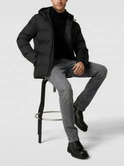 Blitzangebot ? CARS ? JEANS Steppjacke Mit Label-Patch Modell 'Zommy' - Schwarz ?