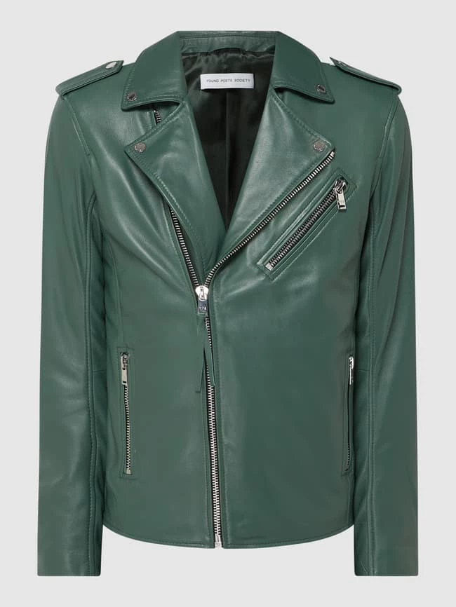 Beste Bewertungen von ✔️ YOUNG POETS SOCIETY Lederjacke Im Biker-Look Modell 'Joe' - Gras Grün ? 2 Beste Bewertungen von ✔️ YOUNG POETS SOCIETY Lederjacke Im Biker-Look Modell 'Joe' - Gras Grün ? – Bild 2