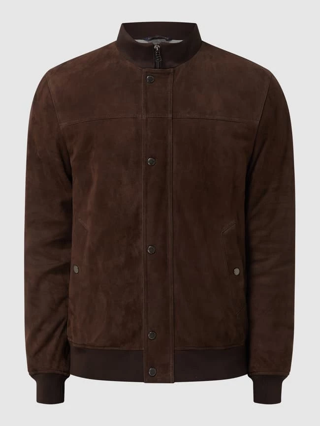 Brandneu ? Paul & Shark Lederblouson Aus Ziegenvelours - Haselnuss Braun ⌛ 2 Brandneu ? Paul & Shark Lederblouson Aus Ziegenvelours - Haselnuss Braun ⌛ – Bild 2