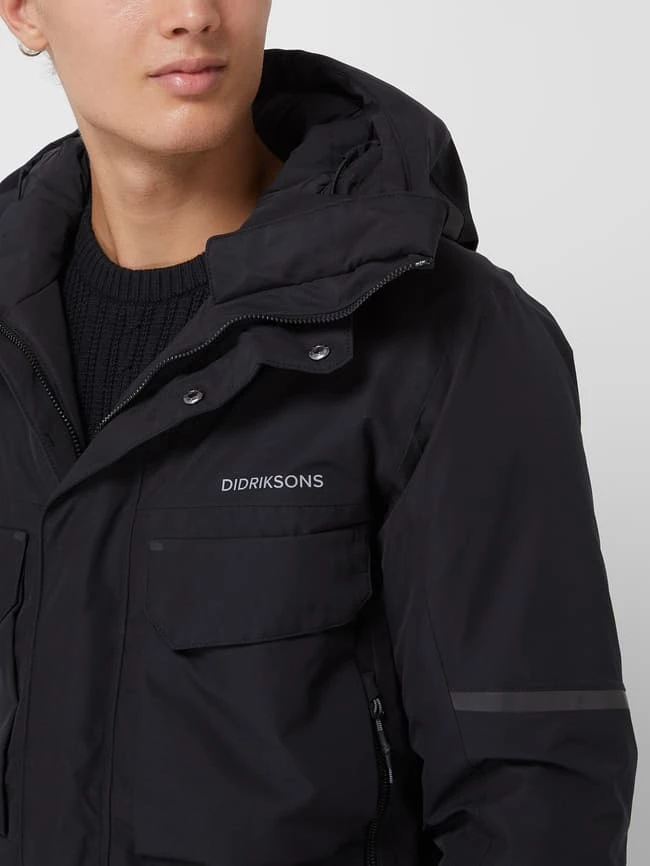 Besorgen ✨ Didriksons Parka Mit Kapuze Modell 'Drew' - Schwarz ? 3 Besorgen ✨ Didriksons Parka Mit Kapuze Modell 'Drew' - Schwarz ? – Bild 3