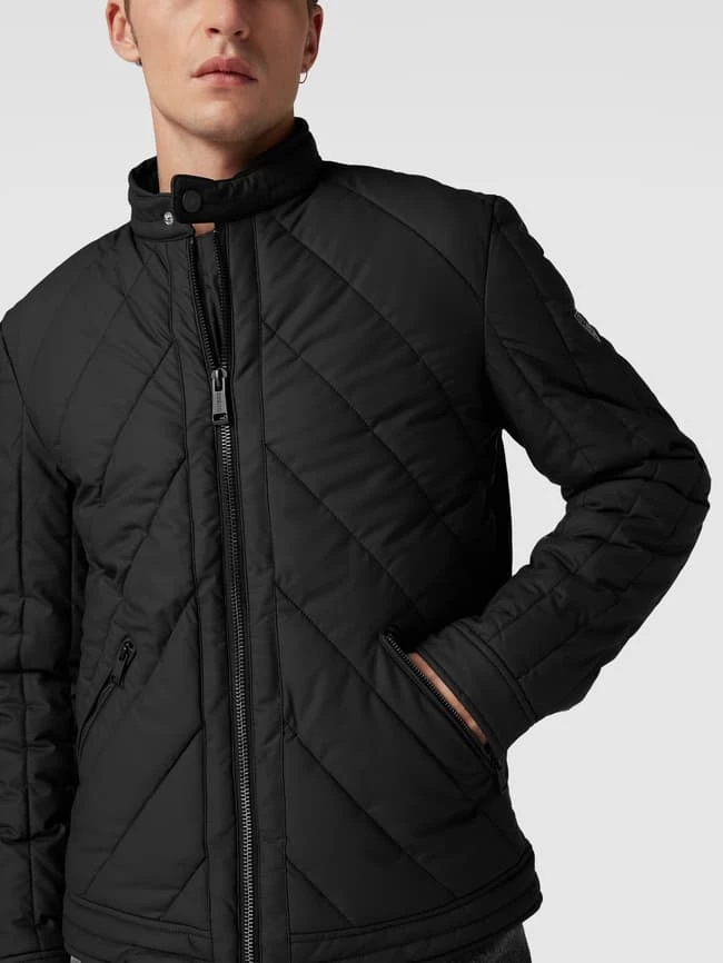 Neu ? Guess Steppjacke Mit Stehkragen - Schwarz ? 3 Neu ? Guess Steppjacke Mit Stehkragen - Schwarz ? – Bild 3