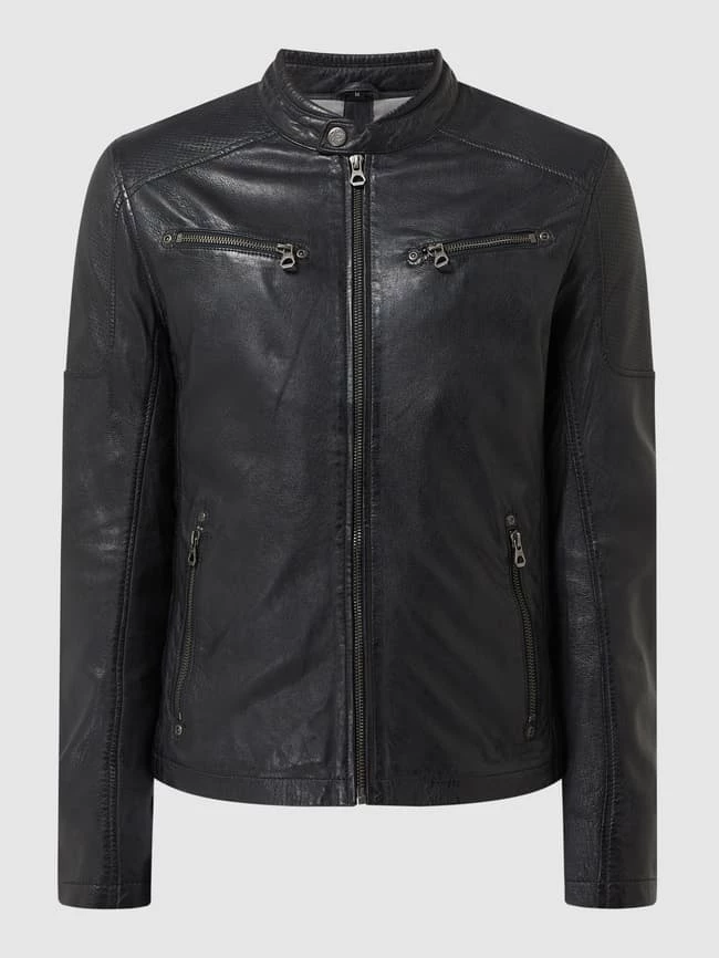 Schlussverkauf ? Gipsy Lederjacke Im Biker-Look - Dunkelblau ⭐ 2 Schlussverkauf ? Gipsy Lederjacke Im Biker-Look - Dunkelblau ⭐ – Bild 2