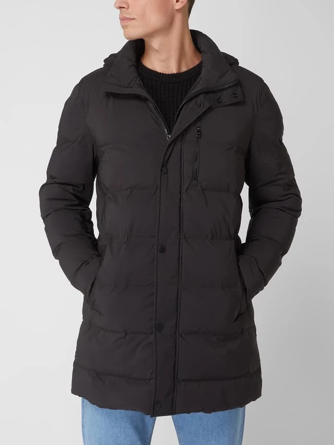 Budget ? Pierre Cardin Steppjacke Mit Kapuze - 'Futureflex' - Schwarz ? 4 Budget ? Pierre Cardin Steppjacke Mit Kapuze - 'Futureflex' - Schwarz ? – Bild 4