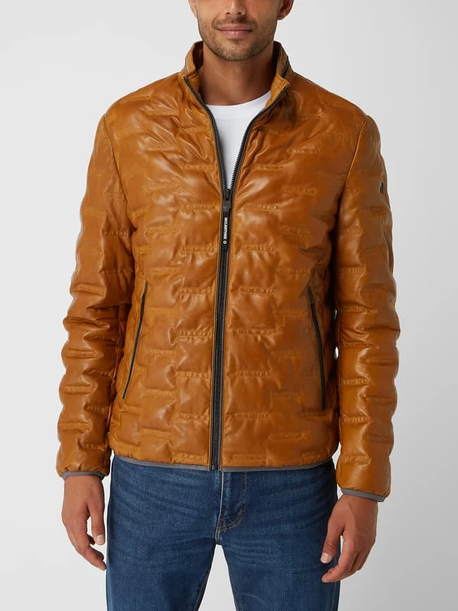 Coupon ? Milestone Lederjacke Mit Steppnähten Modell 'Aversa' - Senfgelb ? 4 Coupon ? Milestone Lederjacke Mit Steppnähten Modell 'Aversa' - Senfgelb ? – Bild 4