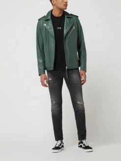 Beste Bewertungen von ✔️ YOUNG POETS SOCIETY Lederjacke Im Biker-Look Modell 'Joe' - Gras Grün ?