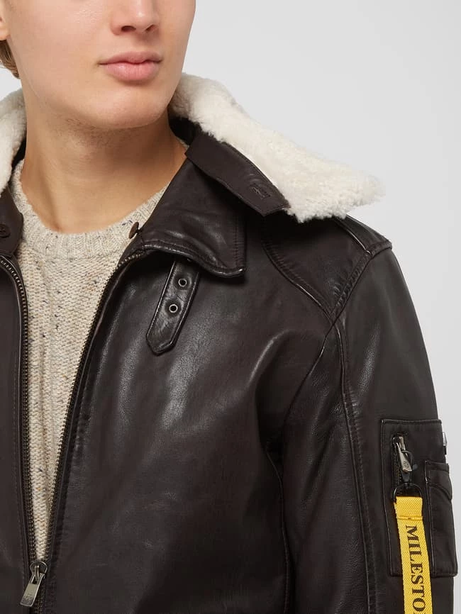 Beste Bewertungen von ? Milestone Lederblouson Aus Lammnappa Modell 'Tom' - Dunkelbraun ? 6 Beste Bewertungen von ? Milestone Lederblouson Aus Lammnappa Modell 'Tom' - Dunkelbraun ? – Bild 6