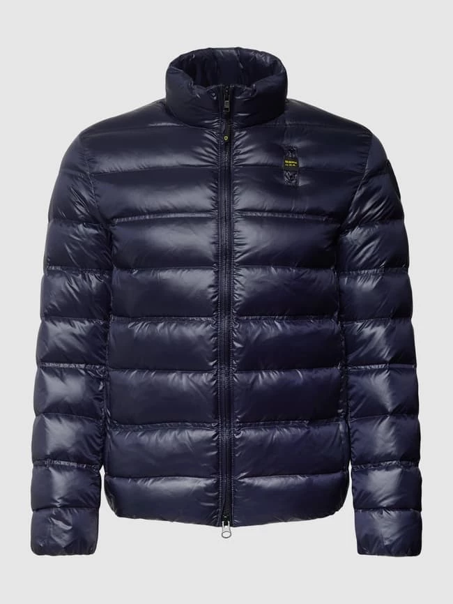 Am billigsten ? Blauer Usa Daunenjacke Mit Label-Detail - Marineblau ? 2 Am billigsten ? Blauer Usa Daunenjacke Mit Label-Detail - Marineblau ? – Bild 2