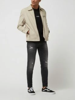 Coupon ? YOUNG POETS SOCIETY Lederjacke Mit Umlegekragen Modell 'Loan' - Sand ?