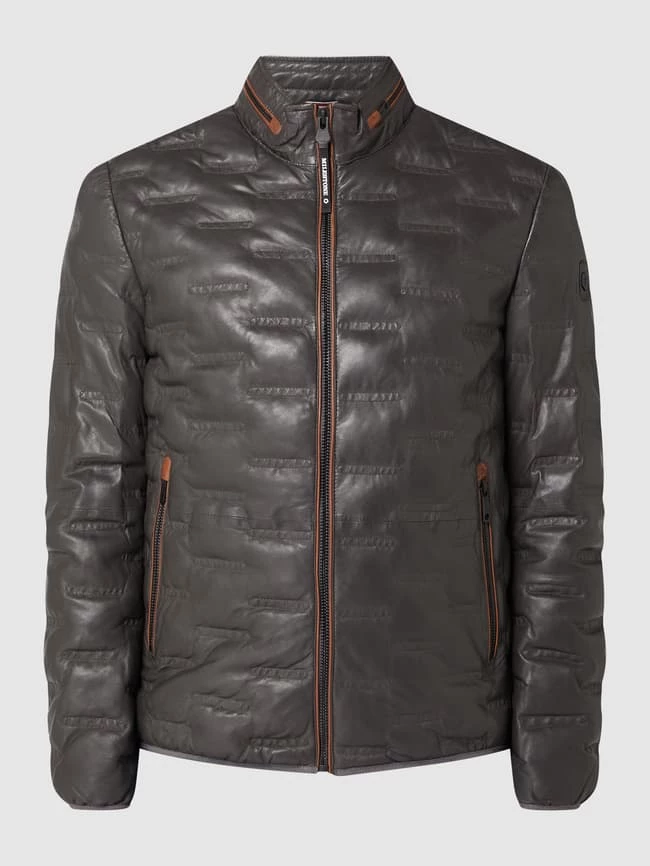 Rabatt ? Milestone Lederjacke Mit Steppnähten Modell 'Aversa' - Anthrazit ? 2 Rabatt ? Milestone Lederjacke Mit Steppnähten Modell 'Aversa' - Anthrazit ? – Bild 2
