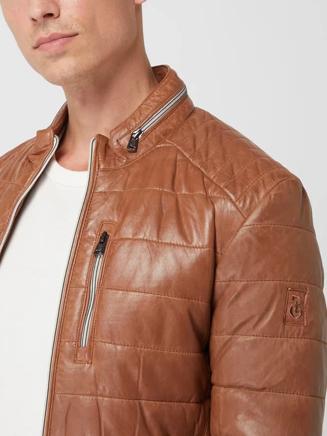 Schlussverkauf ? BULL & BERRY Lederjacke Aus Lammnappa Modell 'Stephan' - Schwarz ✨ 3 Schlussverkauf ? BULL & BERRY Lederjacke Aus Lammnappa Modell 'Stephan' - Schwarz ✨ – Bild 3