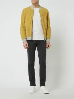 Rabatt ? GimoS Lederblouson Mit Perforierungen - Gelb ?