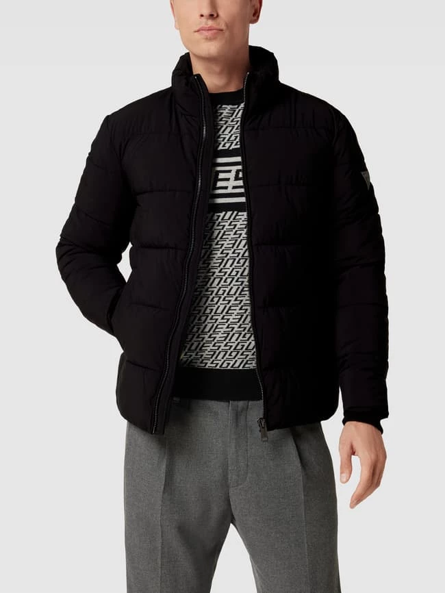 Neu ✨ Guess Steppjacke Mit Label-Details Modell 'PUFFA' - Schwarz ✨ 4 Neu ✨ Guess Steppjacke Mit Label-Details Modell 'PUFFA' - Schwarz ✨ – Bild 4