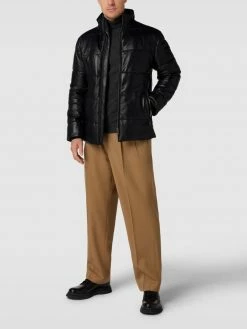 Blitzangebot ✨ JOOP! Collection Lederjacke Mit Reißverschlusstaschen Modell 'Hawkey' - Schwarz ?