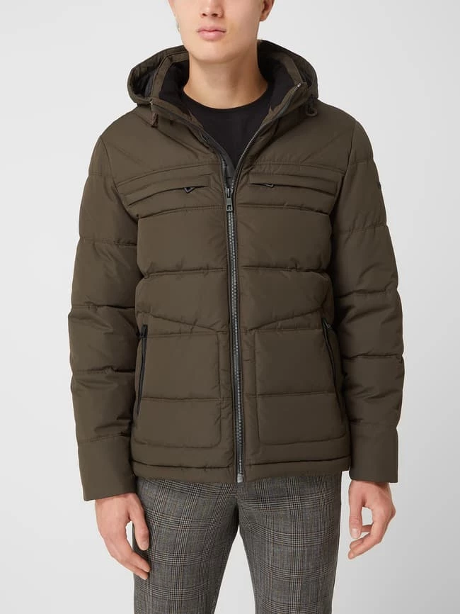 Bestpreis ? Bugatti Steppjacke Mit Abnehmbarer Kapuze - Olivgrün ? 4 Bestpreis ? Bugatti Steppjacke Mit Abnehmbarer Kapuze - Olivgrün ? – Bild 4