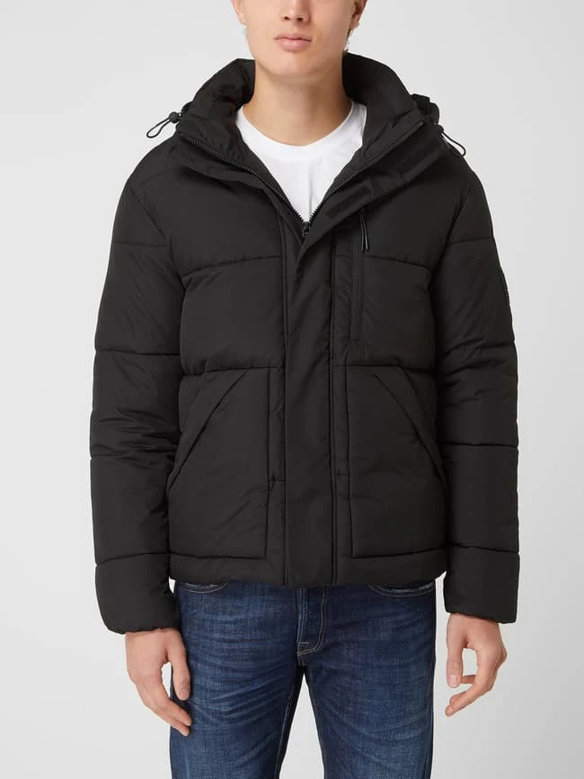 Neu ? Tom Tailor Denim Steppjacke Mit Abnehmbarer Kapuze - Wasserabweisend - Schwarz ✔️ 4 Neu ? Tom Tailor Denim Steppjacke Mit Abnehmbarer Kapuze - Wasserabweisend - Schwarz ✔️ – Bild 4