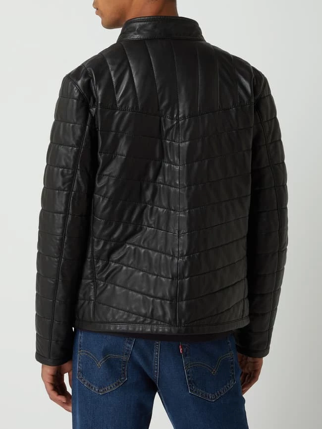 Billig ✔️ JOOP! ? Jeans Steppjacke Aus Lammleder Modell 'Kelmo' - Schwarz ? 5 Billig ✔️ JOOP! ? Jeans Steppjacke Aus Lammleder Modell 'Kelmo' - Schwarz ? – Bild 5