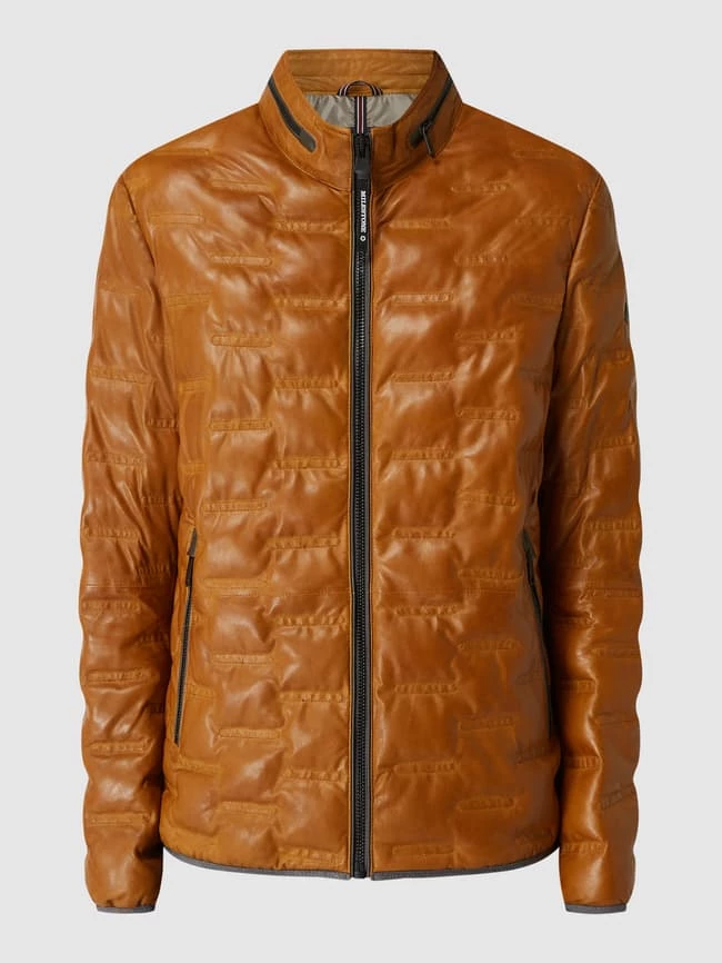 Coupon ? Milestone Lederjacke Mit Steppnähten Modell 'Aversa' - Senfgelb ? 2 Coupon ? Milestone Lederjacke Mit Steppnähten Modell 'Aversa' - Senfgelb ? – Bild 2