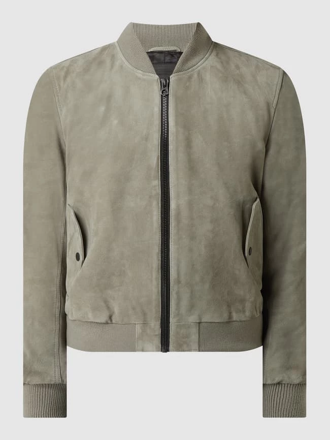 Schlussverkauf ? Denham Blouson Aus Veloursleder Modell 'Woodford' - Hellgrau ? 2 Schlussverkauf ? Denham Blouson Aus Veloursleder Modell 'Woodford' - Hellgrau ? – Bild 2