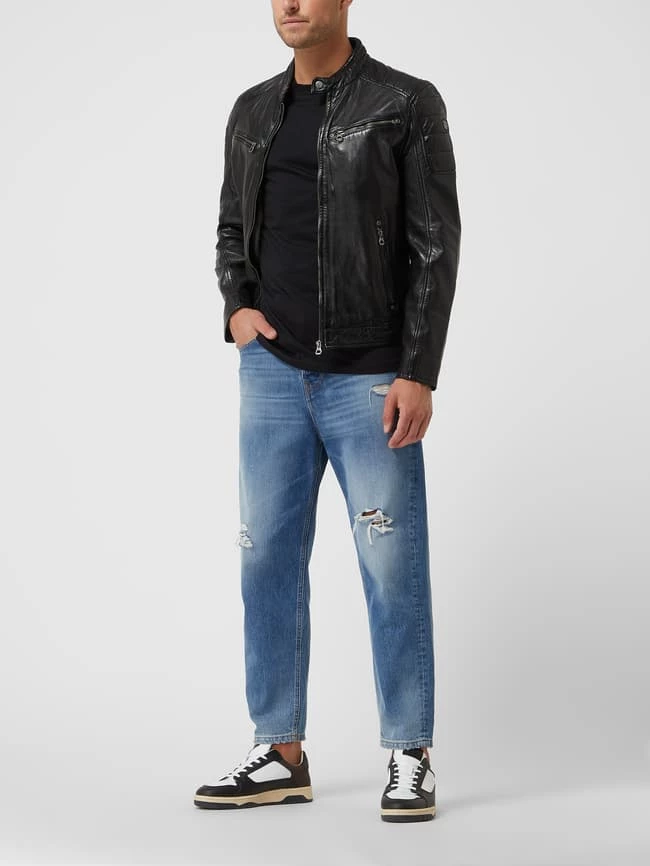 Coupon ? Gipsy Lederjacke Mit Stehkragen Modell 'Derry' - Schwarz ✔️ 1 Coupon ? Gipsy Lederjacke Mit Stehkragen Modell 'Derry' - Schwarz ✔️