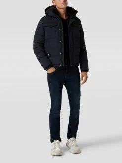 Besorgen ❤️ Tommy Hilfiger Steppjacke Mit Label-Detail Modell 'UTILITY BOMBER' - Marineblau ⌛