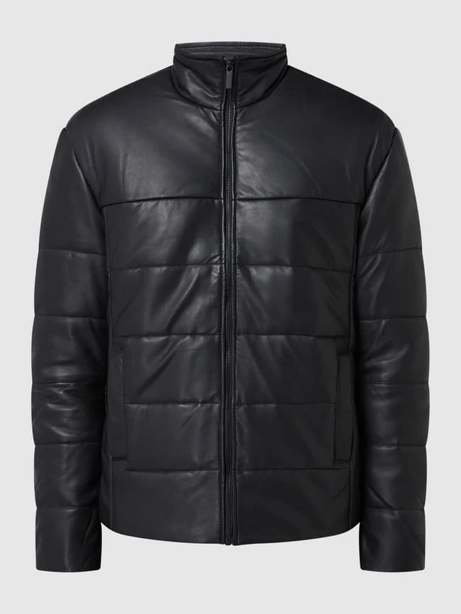 Aktion ? Selected Homme Lederjacke Aus Lammleder Modell 'Skyark' - Schwarz ? 2 Aktion ? Selected Homme Lederjacke Aus Lammleder Modell 'Skyark' - Schwarz ? – Bild 2