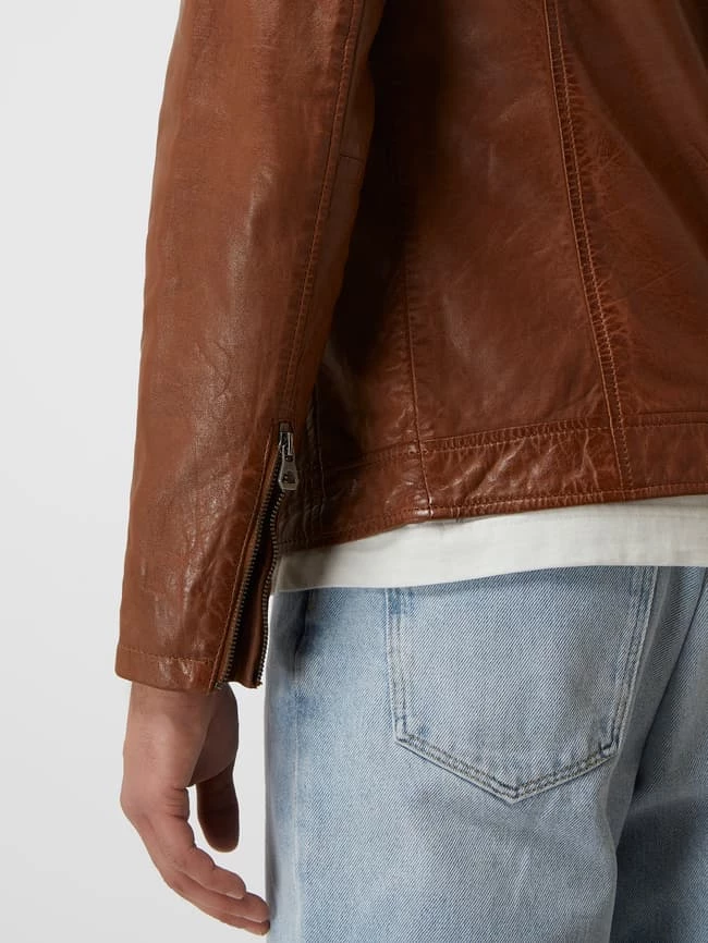 Top 10 ✔️ Gipsy Regular Fit Lederjacke Im Biker-Look Modell 'Chesto' - Cognac ? 5 Top 10 ✔️ Gipsy Regular Fit Lederjacke Im Biker-Look Modell 'Chesto' - Cognac ? – Bild 5
