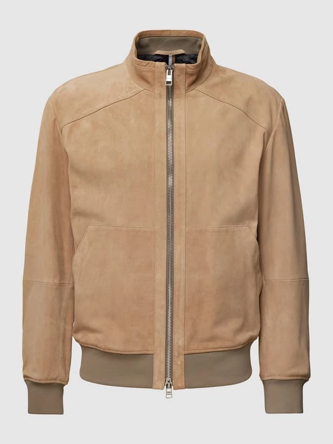 Beste Bewertungen von ? BOSS Lederjacke Mit Eingrifftaschen Modell 'Mika' - Beige ? 2 Beste Bewertungen von ? BOSS Lederjacke Mit Eingrifftaschen Modell 'Mika' - Beige ? – Bild 2